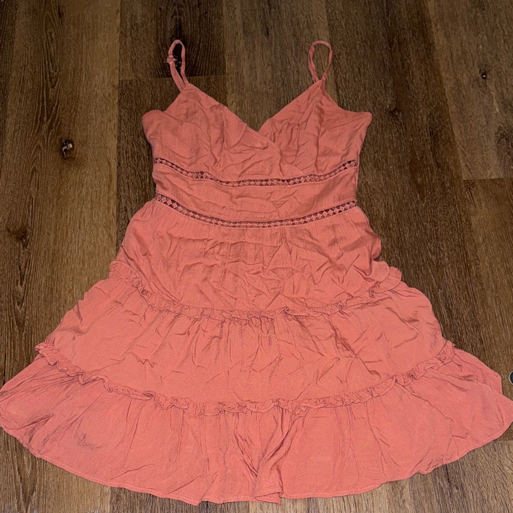 Trixxi Coral Sleeveless Dress